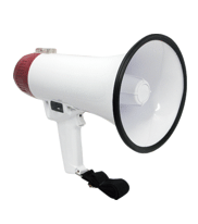 Megafono 10W in ABS con sirena - MEGK21
